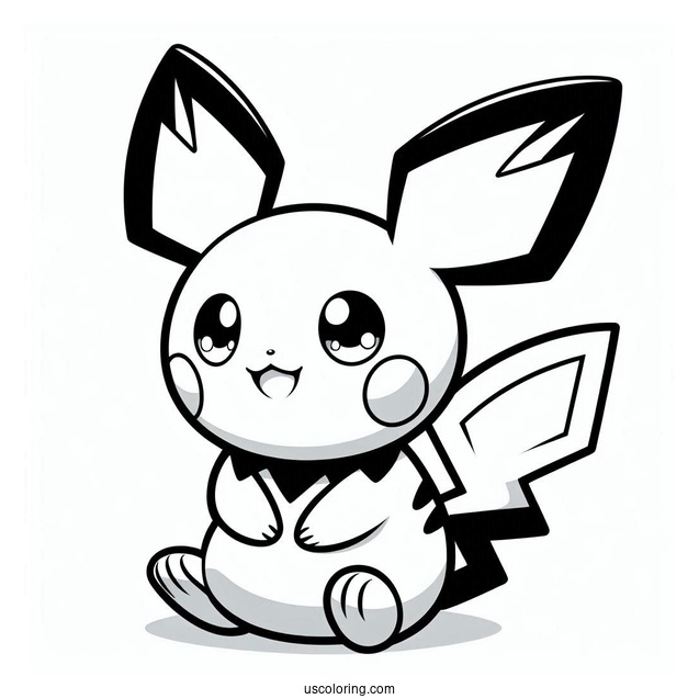 Pichu Pokemon To Color
