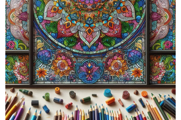 Stained Glass Coloring Pages Featured Image