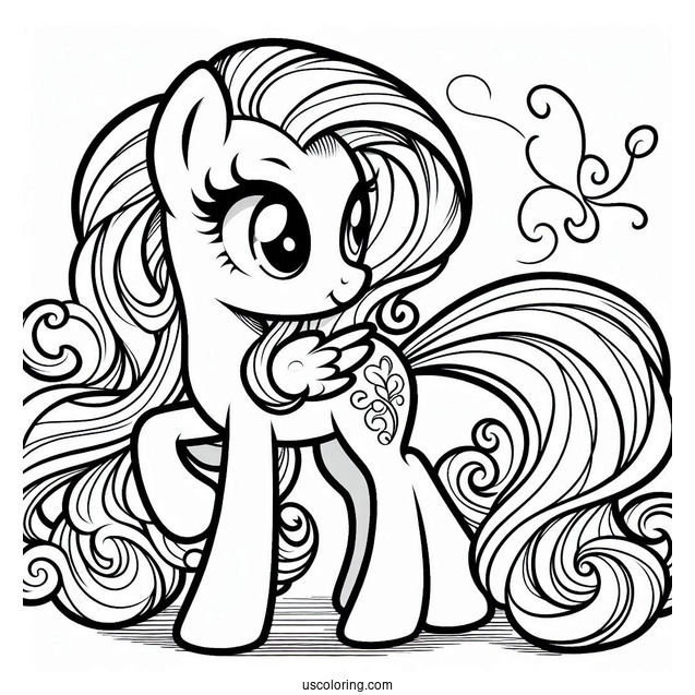 Detailed My Little Pony A New Generation Coloring Page