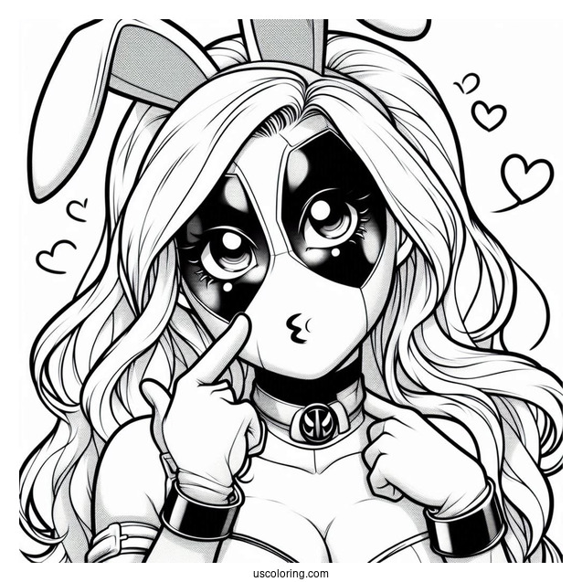 Deadpool Doing Naughty Pout Face