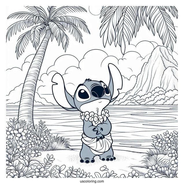 Lilo And Stitch David Kawena Standing By The Sea