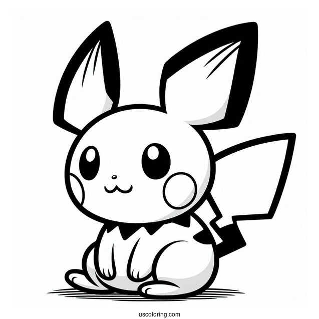 Pichu Pokemon To Color
