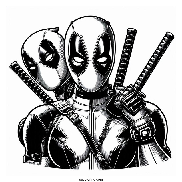 Deadpool With Negasonic Teenage Warhead