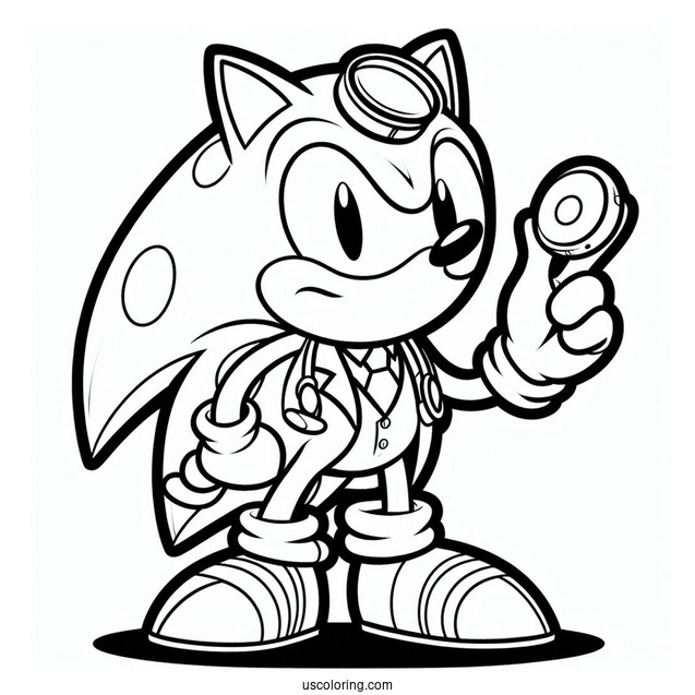Doctor Eggman Coloring Page