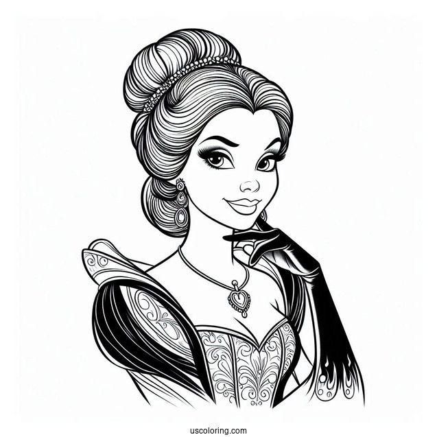 Lady Tremaine (Wicked Stepmother) From Cinderella To Color
