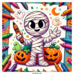 Mummy Coloring Pages Featured Image