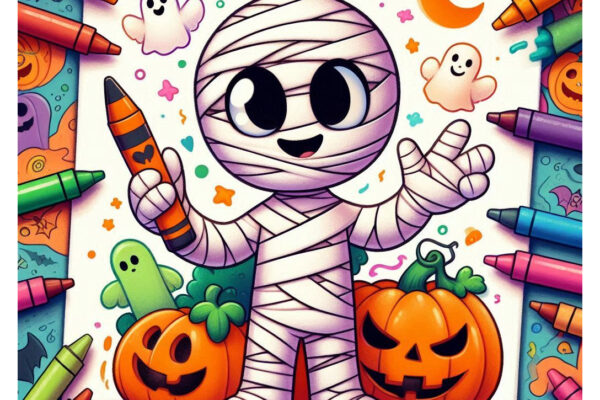 Mummy Coloring Pages Featured Image