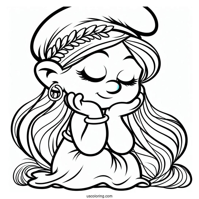 Azrael Outline Coloring In For Kids