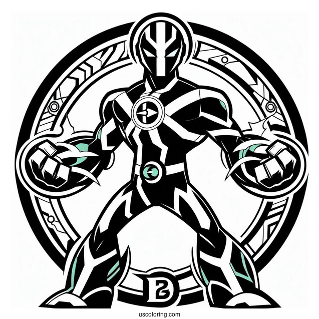 Ben 10 Coloring Page Of Ultimate Echo Echo Alien Form