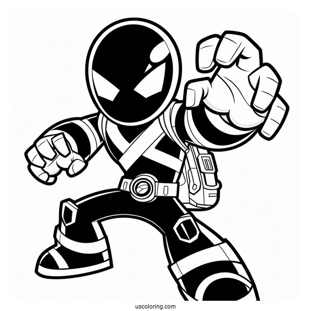 Easy Ben 10 Coloring Page Of Slapback Outline For Kids