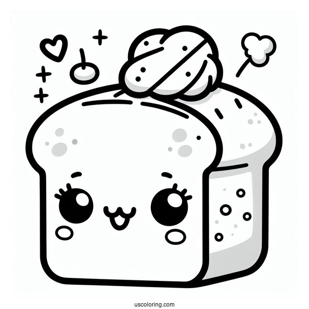 Kawaii Toaste Bread Shopkins for Kids