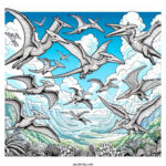 Pterodactyl Coloring Pages (Free PDF Printables)