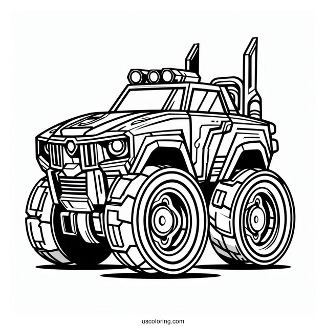 Blades Rescue Bots Coloring Page Outline For Kids