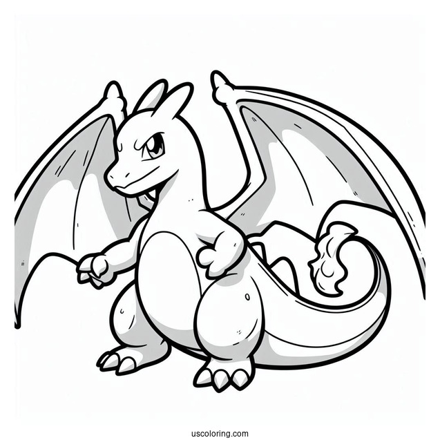 Coloring Page Of Charizard