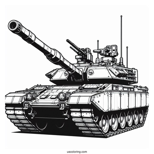 K2 Black Panther South Korean Tank With Gunner