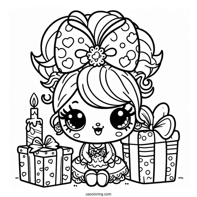 Birthday Betty Shopkins With Presents