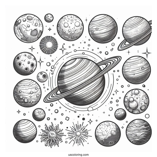 Detailed Planets In The Solar System