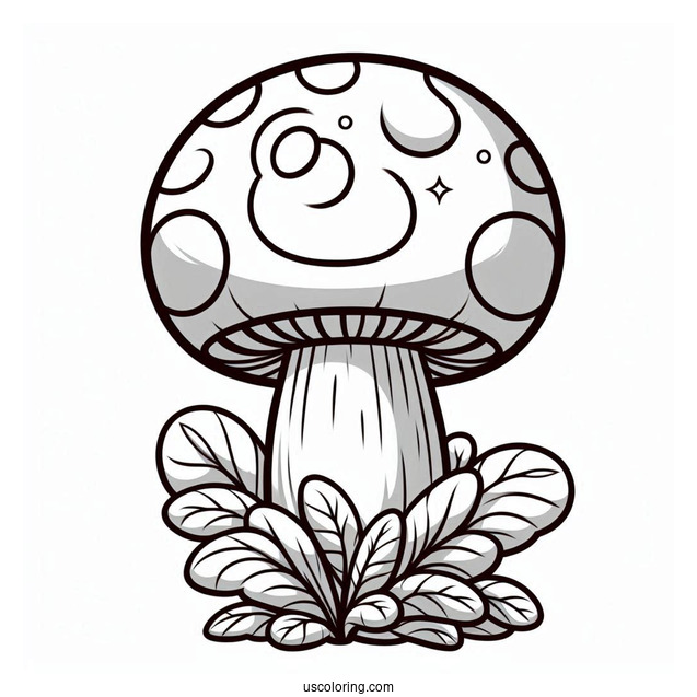 Puff Shroom To Color