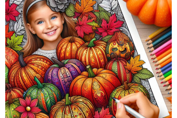 Pumpkin Coloring Pages Featured Image v2