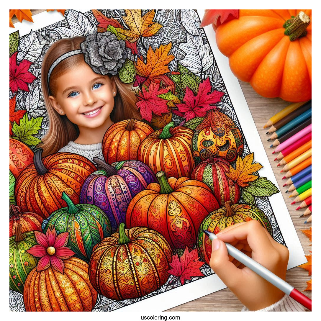 Pumpkin Coloring Pages Featured Image v2
