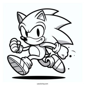 Running Sonic In Video Game