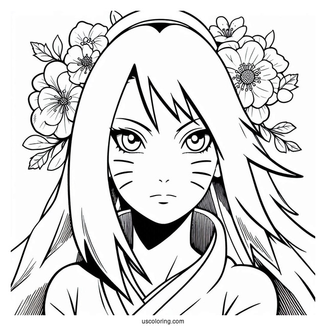Sasuke Coloring Page With Sakura And Sarada In Boruto