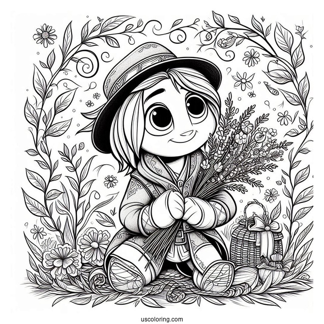 Pascal From Tangled Coloring Page