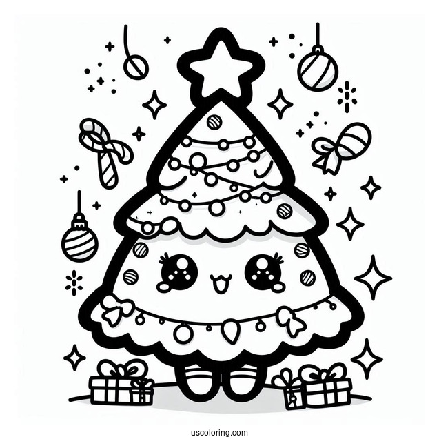 Kawaii Themed Christmas Tree