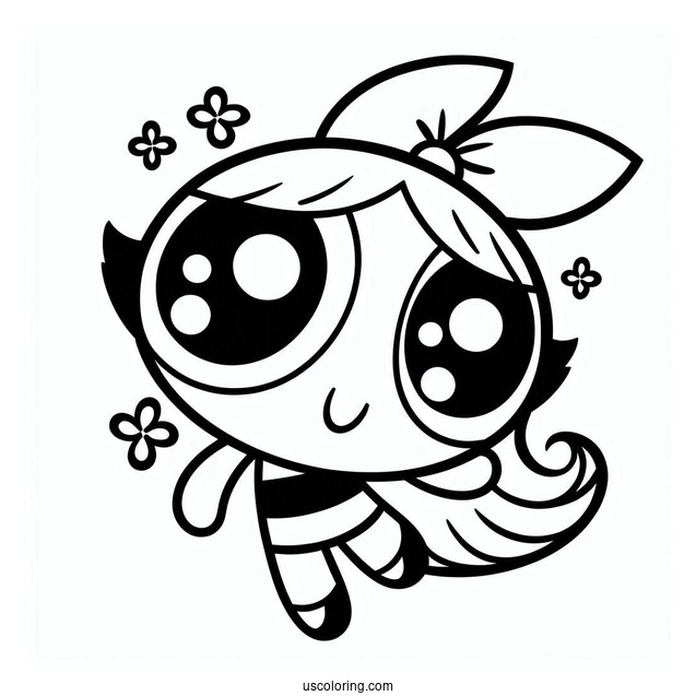 Bliss Character From Powerpuff Girls To Color