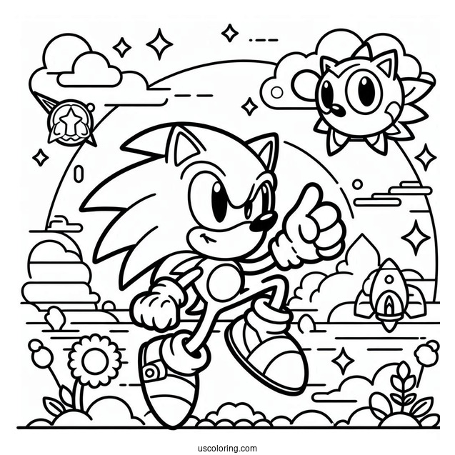 2D Super Sonic In Game