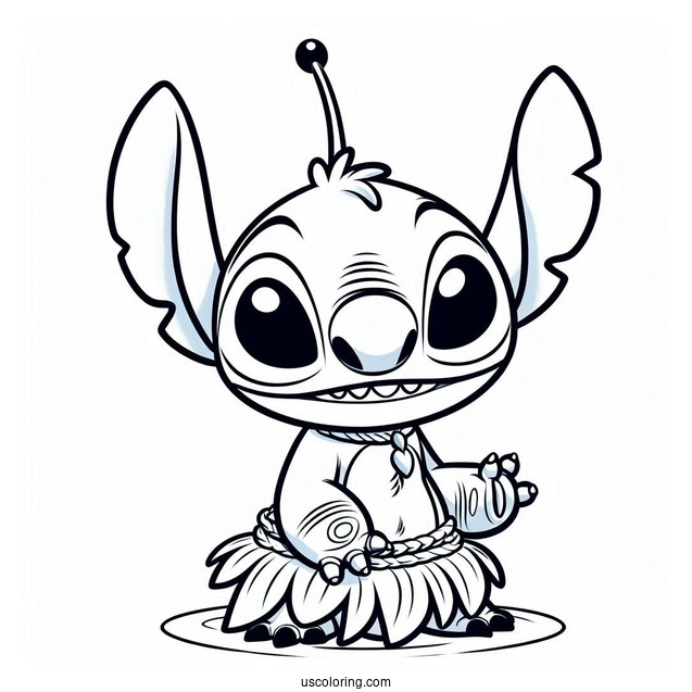 Jumba Jookiba Alien Character Coloring Sheet