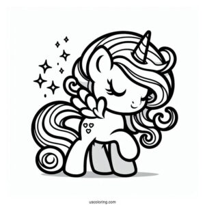 Kawaii My Little Pony Unicorn