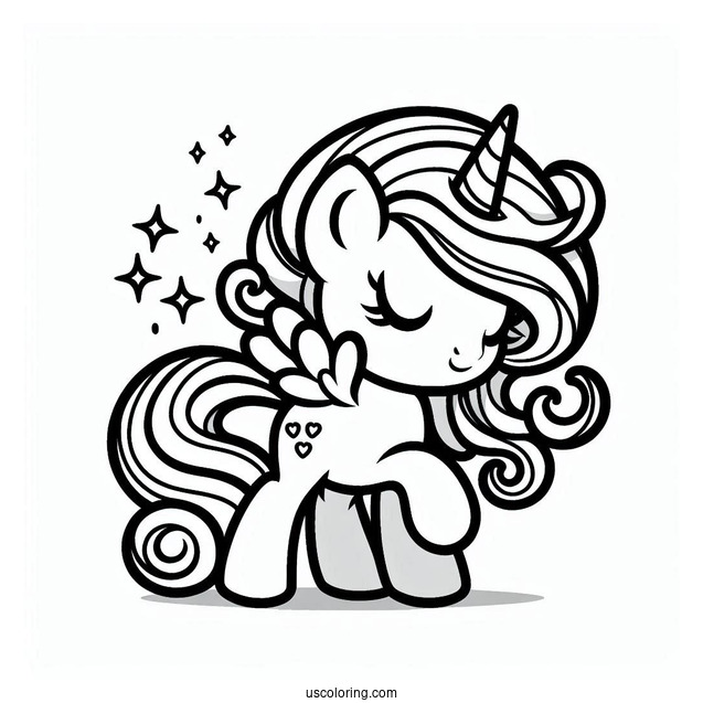 Kawaii My Little Pony Unicorn