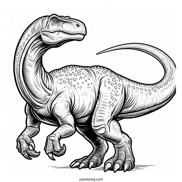 Majestic Dreadnoughtus Coloring Page