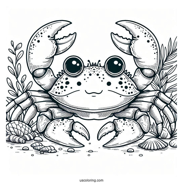 Sally Lightfoot Crab Coloring Page