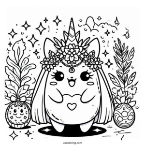 Raising Tamagotchi Coloring Pages Pets For Kids