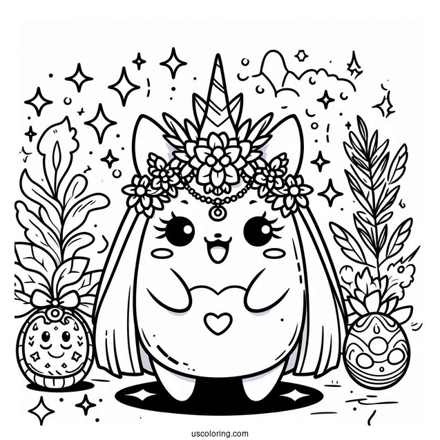 Raising Tamagotchi Coloring Pages Pets For Kids