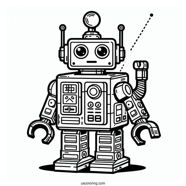 Lego Robot To Color