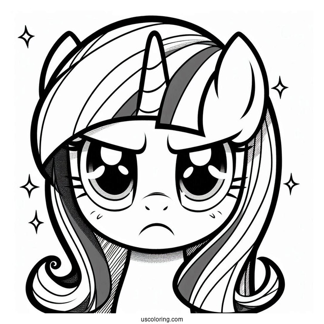 Twilight Sparkle Frowning