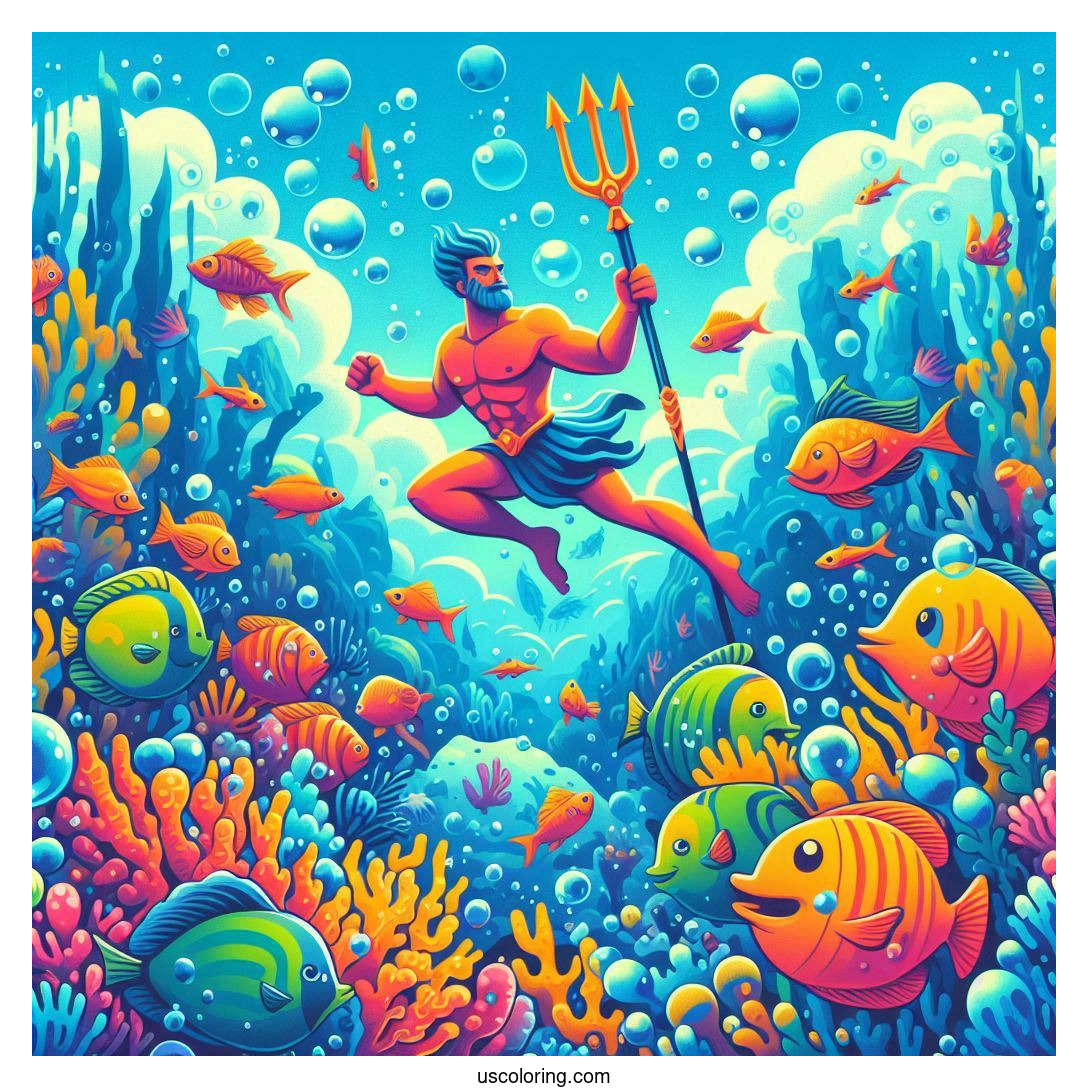 Aquaman Coloring Pages Featured Image