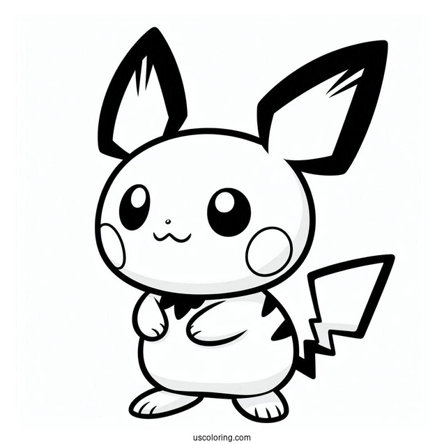 Pichu Pokemon To Color