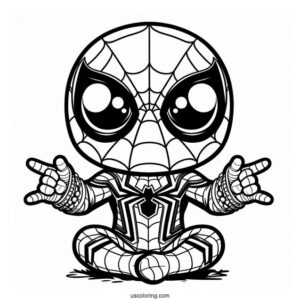 Baby Spider-Man With Iron Spider Armor