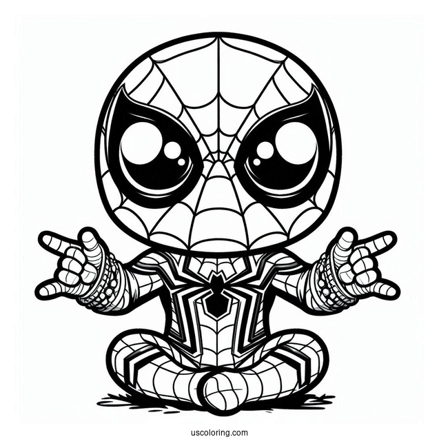 Baby Spider-Man With Iron Spider Armor