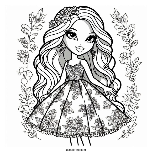 Bratz Raya In Floral Dress