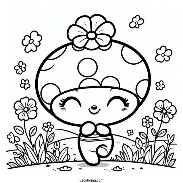 Poppy Playtime Coloring Page Of Bubba Bubbaphant For Preschoolers