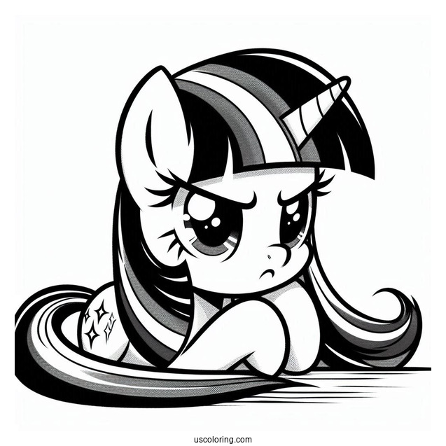 Twilight Sparkle Frowning