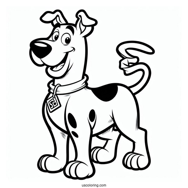 Scrappy-Doo Coloring Page For Kids