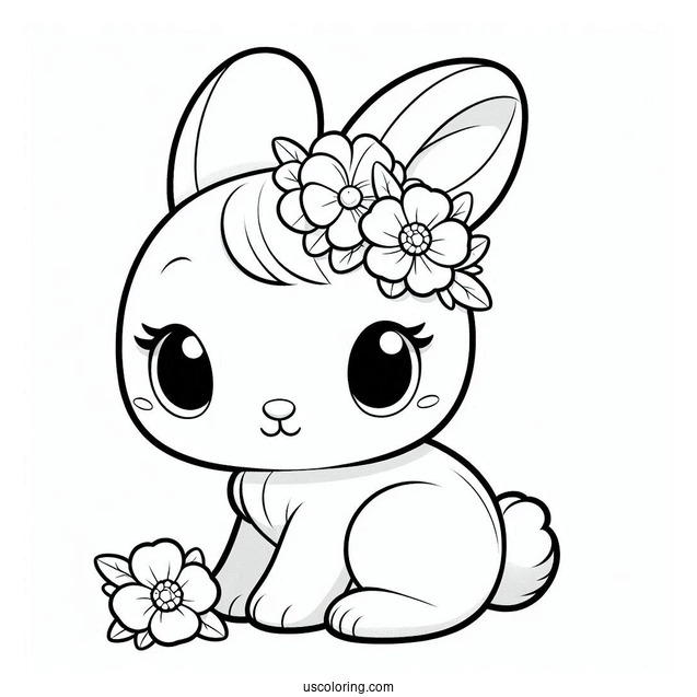 Poppy Playtime Coloring Page Of Bunzo Bunny