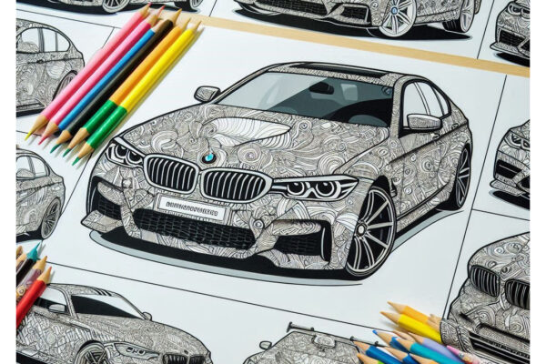 BMW Coloring Pages Featured Image