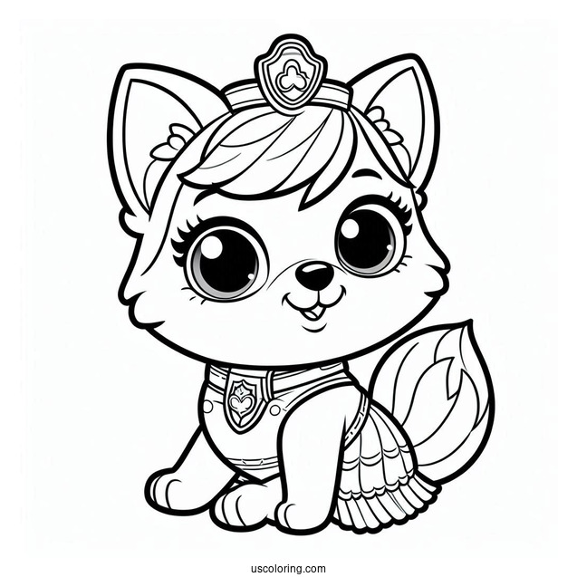 Sweetie From Princess of Barkingburg To Color